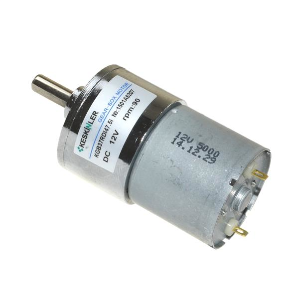  Kgb37 12v 105rpm 37mm Redüktörlü Eksantrik Dc Motor
