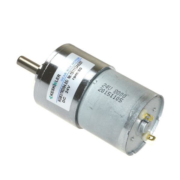  Kgb37 24v 80rpm 37mm Redüktörlü Eksantrik Dc Motor