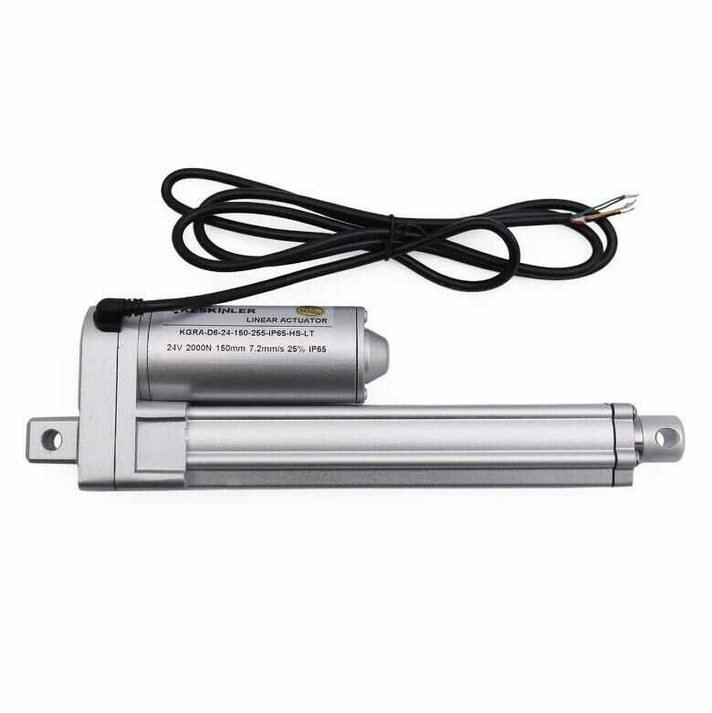  Kgra 24v 150mm 2000n Ip65 Hall Sensörlü Lineer Motor
