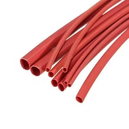  Kırmızı Isı İle Daralan Makaron 6.4mm - 1 Metre