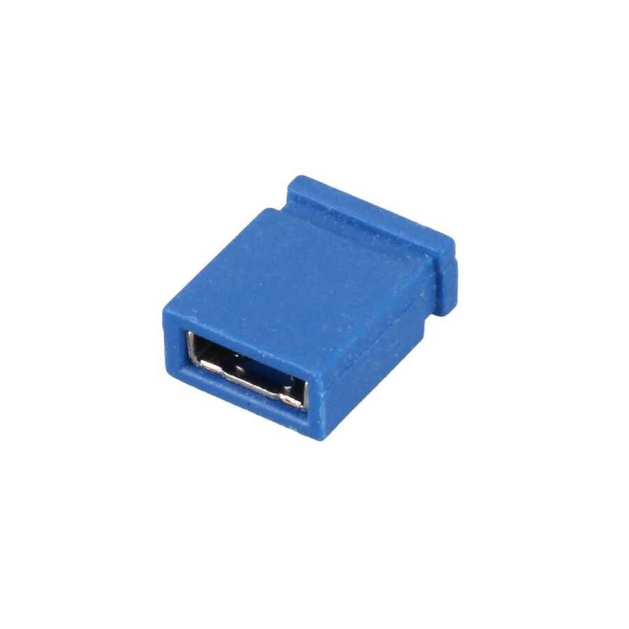  Kısa Devre Jumper 2.54mm Mavi 2 Pin