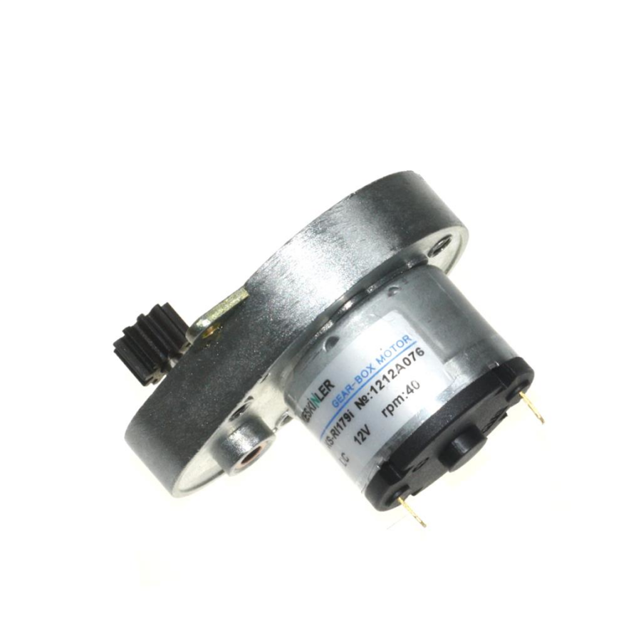 KSR 12V 40Rpm Geared (Small Gear Connected) DC Motor Motorobit