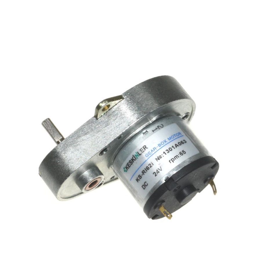  Ksr 24v 65rpm Redüktörlü Dc Motor