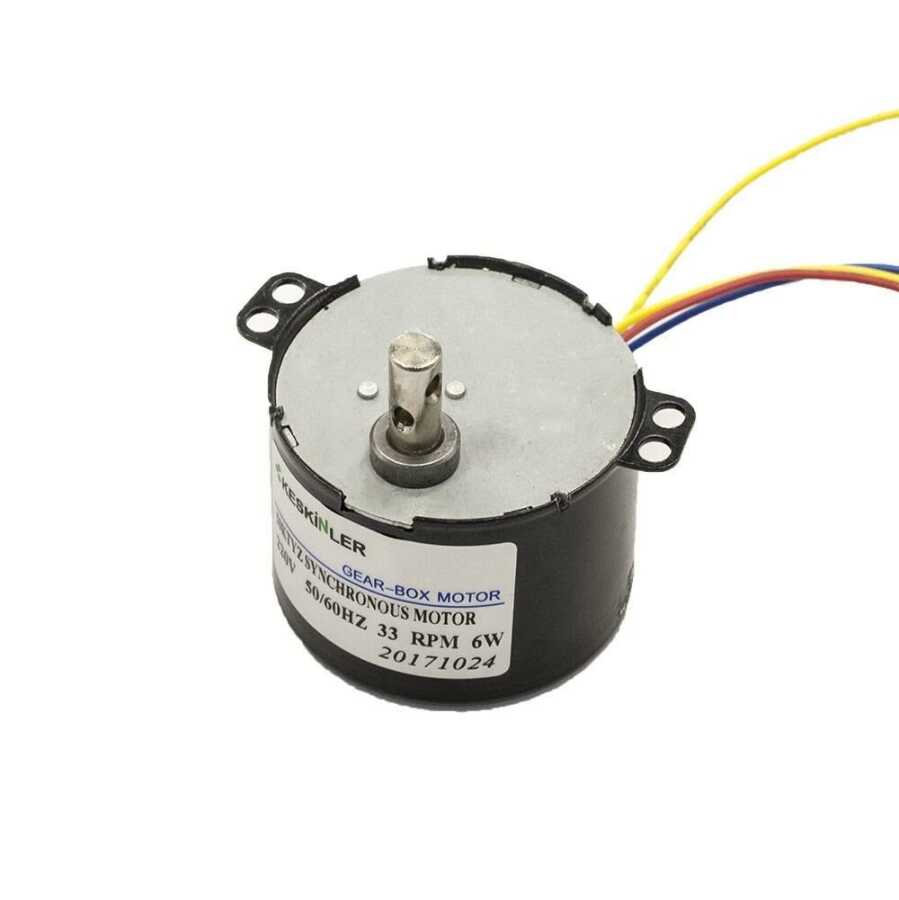  Ktyz-50 33rpm 6w Ac Senkron Motor