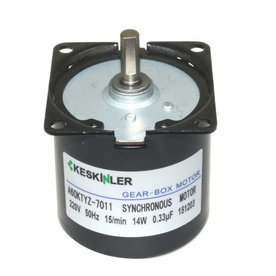 Ktyz-60 15 Rpm 14w Ac Senkron Motor