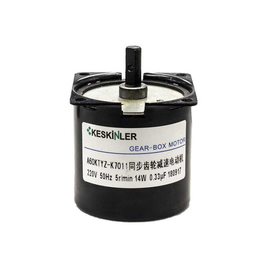  Ktyz-60 5rpm 14w Ac Senkron Motor