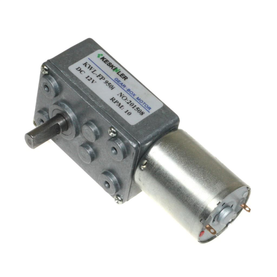  Kwl-fp 12v 10rpm Redüktörlü L Dc Motor