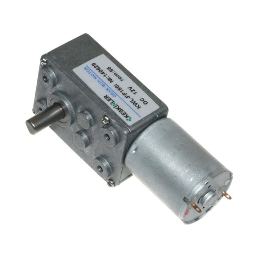  Kwl-fp 12v 55rpm Redüktörlü L Dc Motor