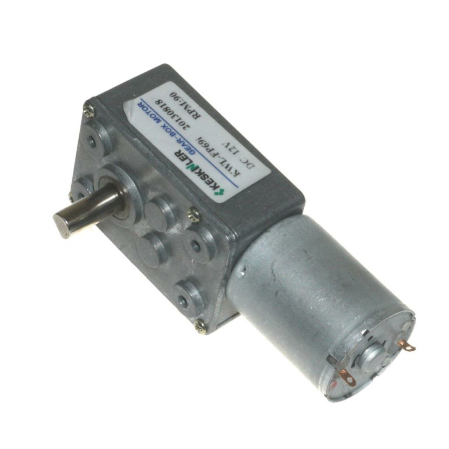  Kwl-fp 12v 90rpm Redüktörlü L Dc Motor