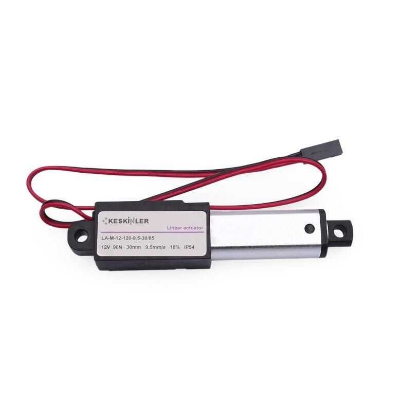  La-m-12-120 12v 30mm 96n Ip54 Mikro Lineer Motor