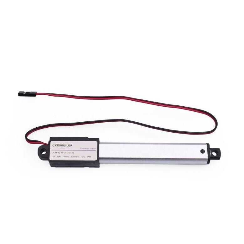  La-m-12-40 12v 75mm 32n Ip54 Mikro Lineer Motor