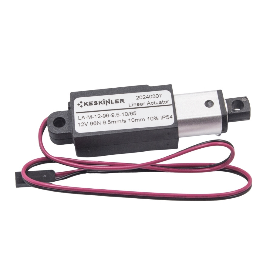  La-m-12-96 12v 10mm 96n Ip54 Mikro Lineer Motor