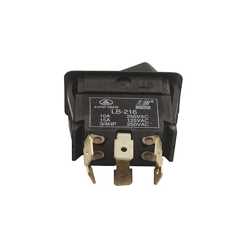 LB-216 On/Off Switch 6 Pin - Black Motorobit - Motorobit.com