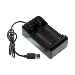 Li-ion USB 18650/22650/26650 3.7V Pil Şarj Aleti 2'li 