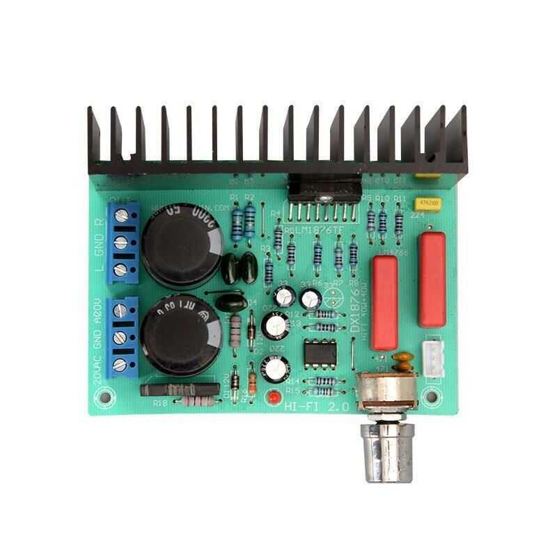  Lm1876 Ac 15-20v 2x30w Stereo Amfi Modülü