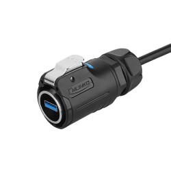 LP24-USB3-MP-MP-0D5M-001 Waterproof Data Connector - Male 