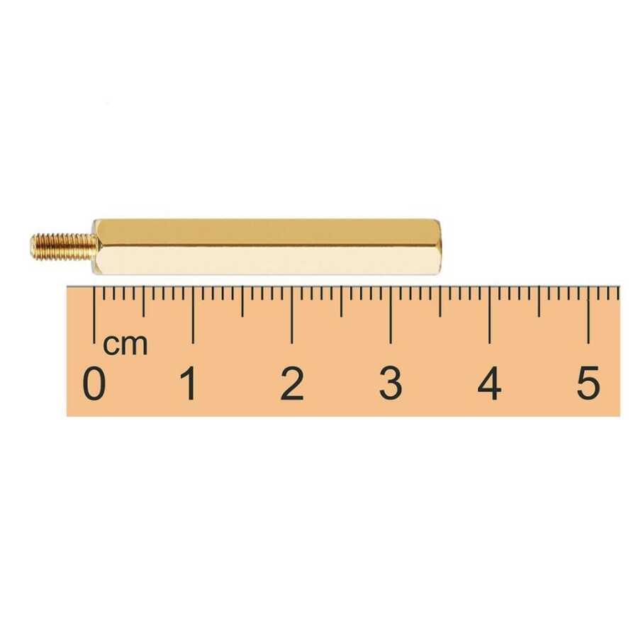  M3 35mm Metal Dişi-erkek Aralayıcı (standoff) - Metal Distans