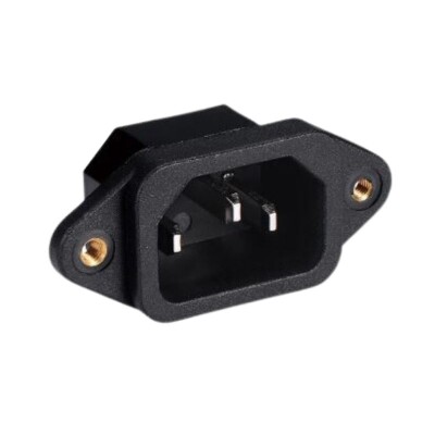Male Power Socket with Triple Ear - TU-301-AP Motorobit - Motorobit.com