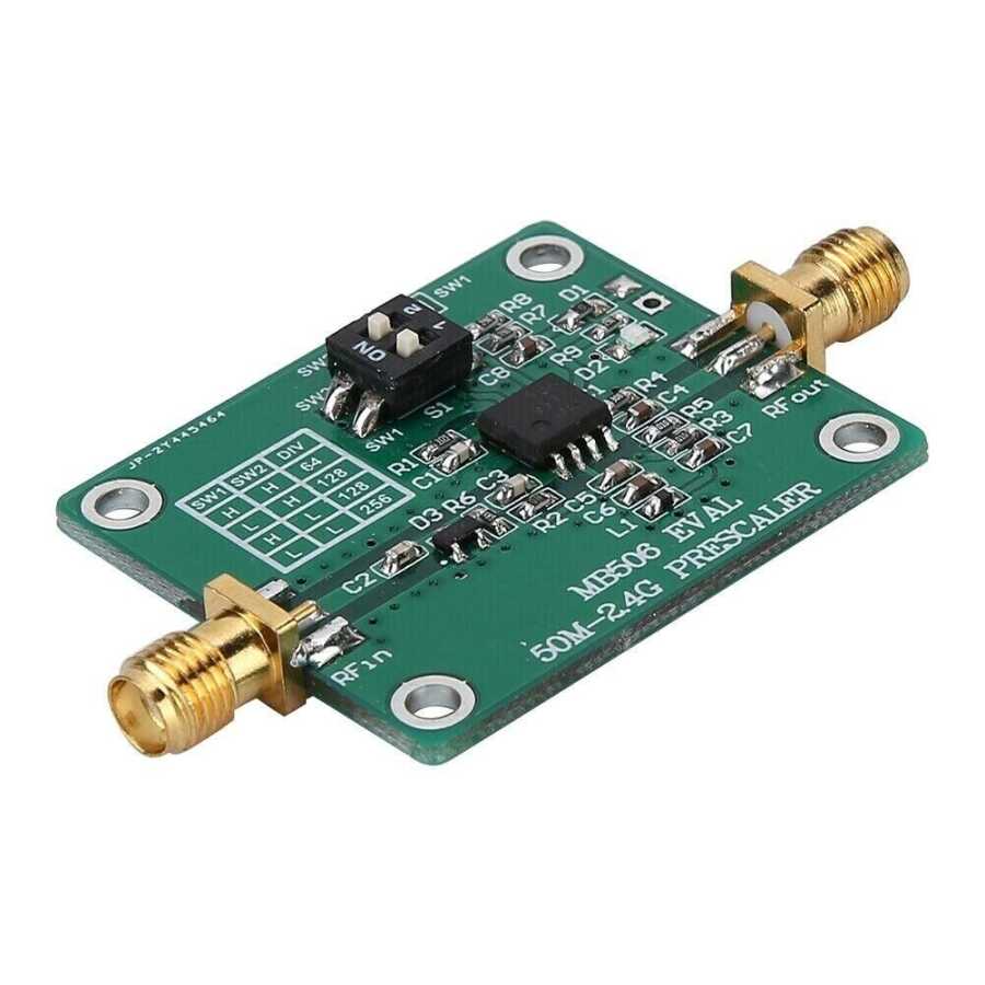  Mb506 Modülü Mikrodalga Prescaler 64 128 256 2.4ghz Frekans Bölücü