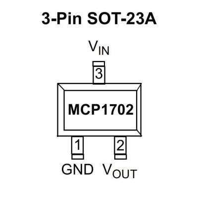 MCP1702-5002E SOT23-3 LDO Regülatör Entegresi MAX/MCP/OP/TC/TDA Serisi ...