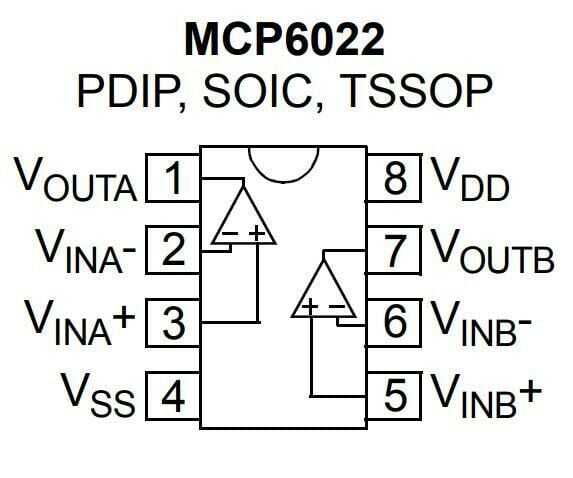 10PCS MCP6022 I/SN SOP 8 MCP6022 I SOP MCP6022 SMD SOP8|Integrated