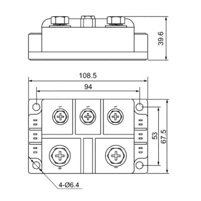 MDQ300-16 300A 1600V Tek Faz Köprü Diyot - 2