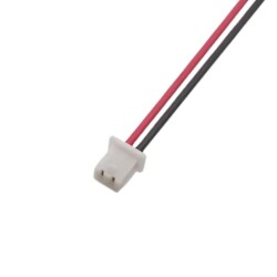 Micro JST 1.25 2 Pin Female Connector 18cm 