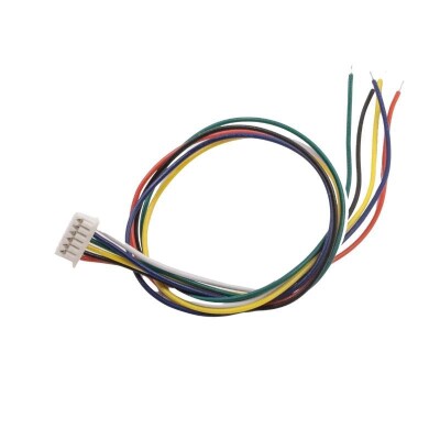5 Sets Of Micro JST SH 1.0mm 6-Pin Connectors - Male & Female With Wires