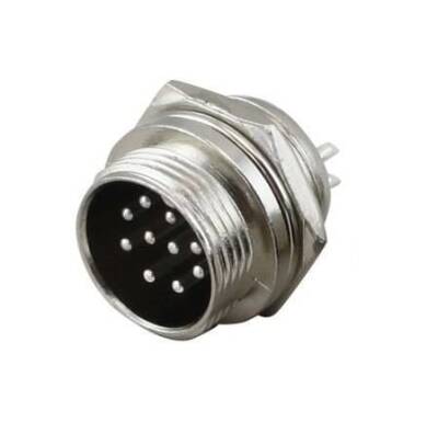 Mike Connector 10-Pin 16mm - Male - 1