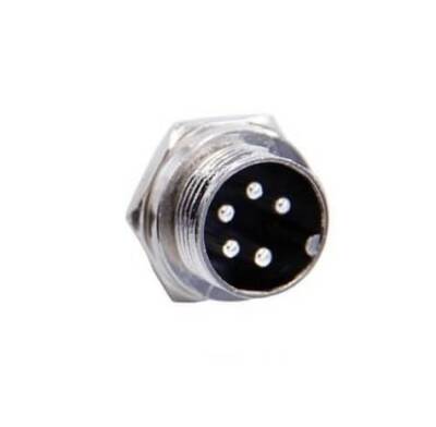 Mike Connector 5-Pin 16mm - Male - 1