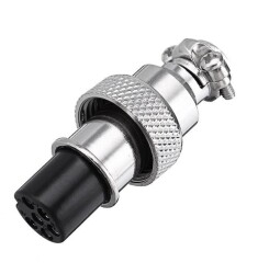 Mike Connector 6-Pin 12mm - Female 