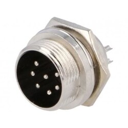 Mike Connector 7-Pin 12mm - Male - 1