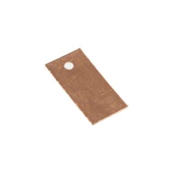 Mini Copper Sheet 30x15.5x0.5mm 