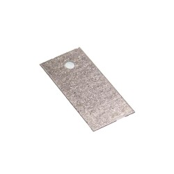 Mini Galvanized (Zinc) Plate 30x15.5x0.5mm 