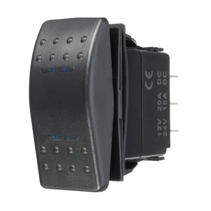  On-off Mavi Işıklı Anahtar 5-pin 12v-24v