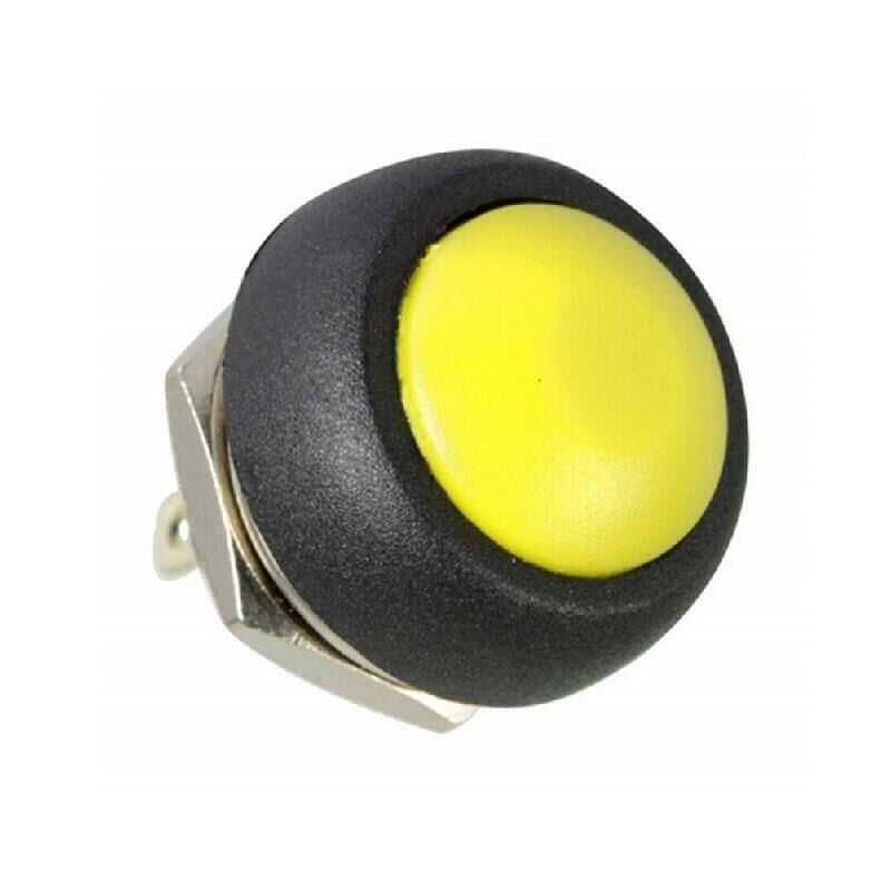  Pbs-33b 12mm Push Buton - Sarı