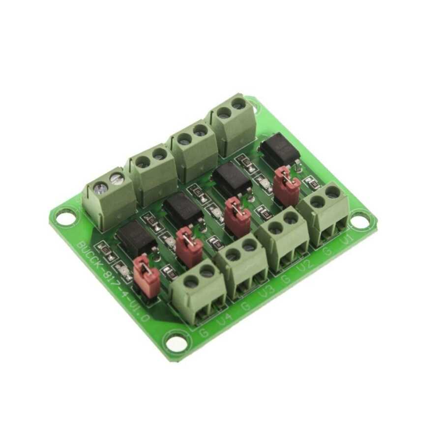  Pc817 4 Kanal Optokuplör İzolasyon Modülü