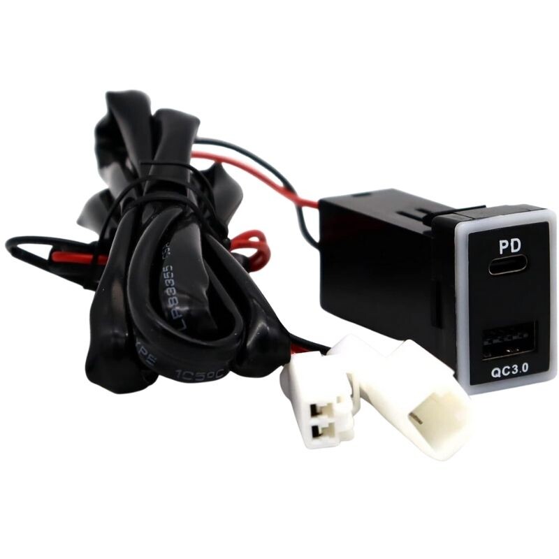 Car power adapter top