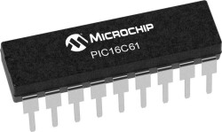 PIC16C61-20/P DIP-18 20MHz Mikrodenetleyici 