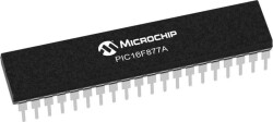 PIC16LF877A-I/P DIP-40 20MHz Microcontroller 