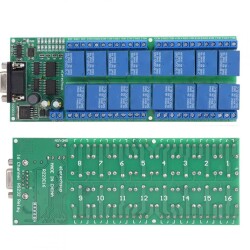 R223C16 12V 16 Channel RS232 Relay Module - 2
