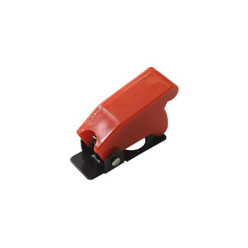 5 Pack Red Toggle Switch Safety Covers - Fits 15/32" Switches