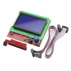 RepRap Ramps 1.4 Compatible 128x64 Graphic GLCD Display Kit - Full Graphic Smart - 1