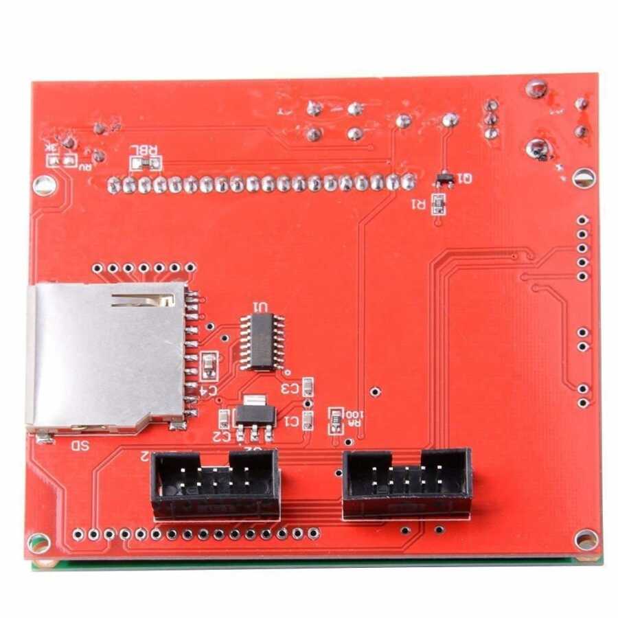 3D Printer Display Controller Screen, Smart Controller Panel LCD Display Replacement With 2 Cables For CR10S CR10 3D Printer