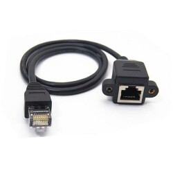RJ45 10m Panel Type Ethernet Extension Cable 