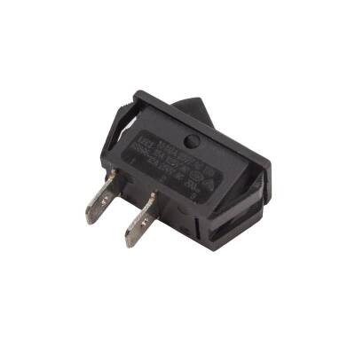 RS606 Single Narrow 2-Pin On/Off Switch - Black - 3