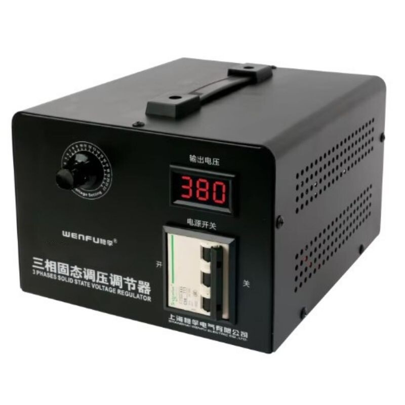  Scr-10kva Ac380v 60a 3-fazlı Ayarlanabilir Solid State Voltaj Regülatörü - Yükseltilmiş