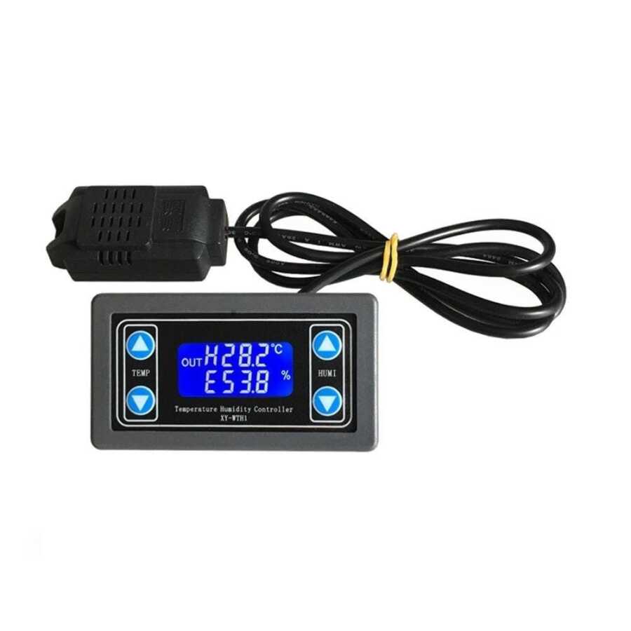  Sht20 Sıcaklık Ve Nem Ölçer Ekranlı Röle Modülü - Kuluçka Termostat - Xy-wth1