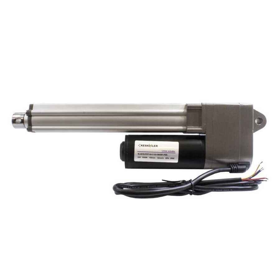  Sla019 24v 150mm 1000n Cetvelli Lineer Aktüatör