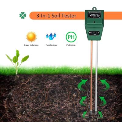 Soil Moisture and Light Intensity Meter - Ph Meter - 2